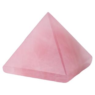 天然粉水晶金字塔通透彩虹桌面摆件七星阵家居办公饰品工艺摆件