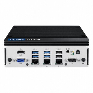 研华ARK-1250L-S5A2/i5-1145G7E工控机11代CPU/4网口工业电脑特价