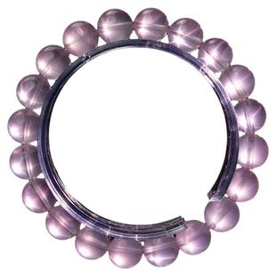 天然正品全净体星光粉水晶手串招桃花芙蓉石手链精致高级女款礼物