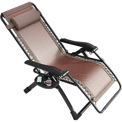 午憩宝藤编躺椅折叠午休凉椅夏天