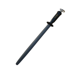 德国迪克DICK黑珍珠细纹扁型磨刀棒 家用屠宰专业卖肉细纹磨刀棍