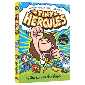 Tiny Hercules 小大力神赫拉克勒斯 漫画故事书 全彩爆笑图像小说 英语拓展阅读读物 英文原版进口儿童图书