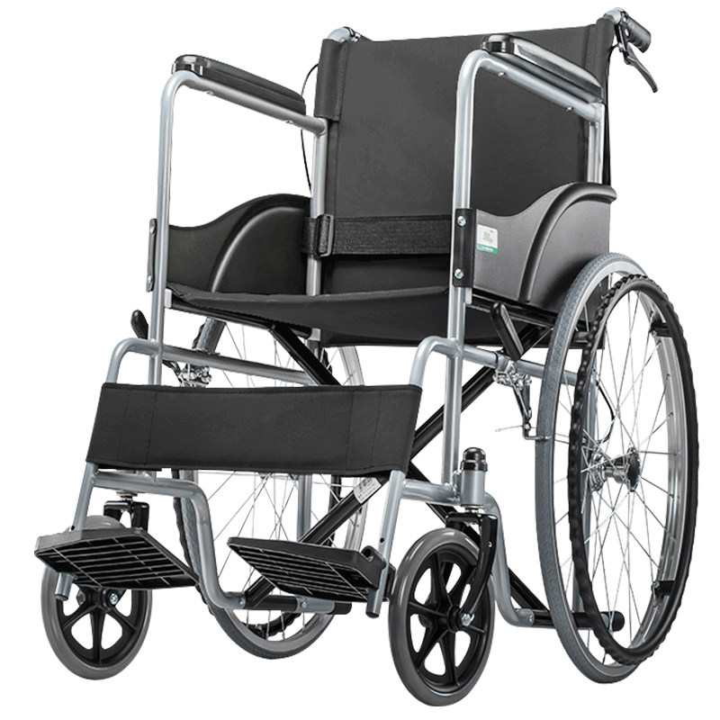 可孚轮椅折叠轻便老人老年专用手推车瘫痪残疾骨折代步带坐便小型