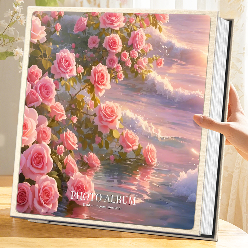5678寸1080张超大容量家庭相册本纪念册五寸六情侣照片收纳影集簿