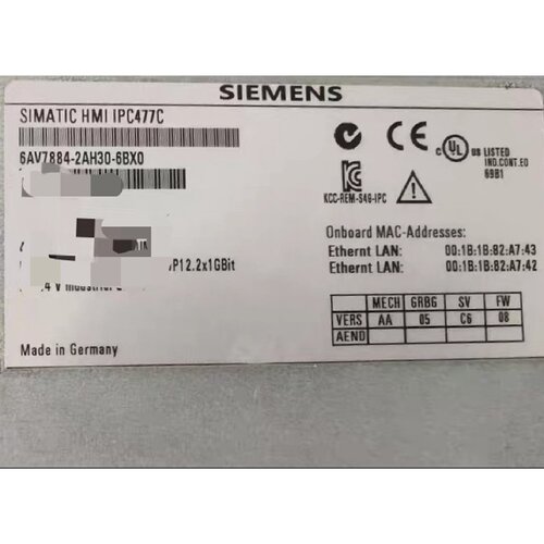 询价-6AV7884-2AH30-6BX0 触摸屏工控机