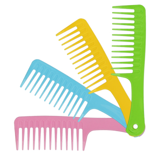 大号大齿梳子宽齿卷发梳网红梳长发专用个人树脂塑料不打结易梳理