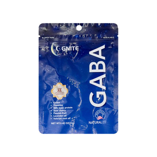 GNITE氨基丁酸褪黑素美国进口GABA睡眠软糖便携8粒装