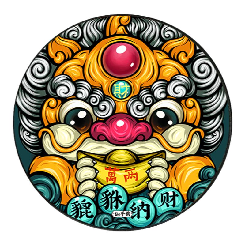 国潮仙乎哉鼠标垫品牌直供精细锁鼠标垫/贴/腕垫