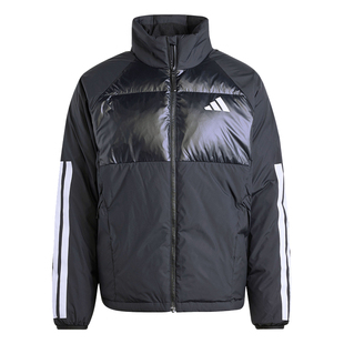 600蓬休闲宽松保暖立领鸭绒羽绒服男冬季adidas阿迪达斯轻运动