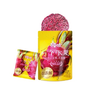 百草味一个水果火龙果干无添加不加糖零食果脯不熏硫独立小包