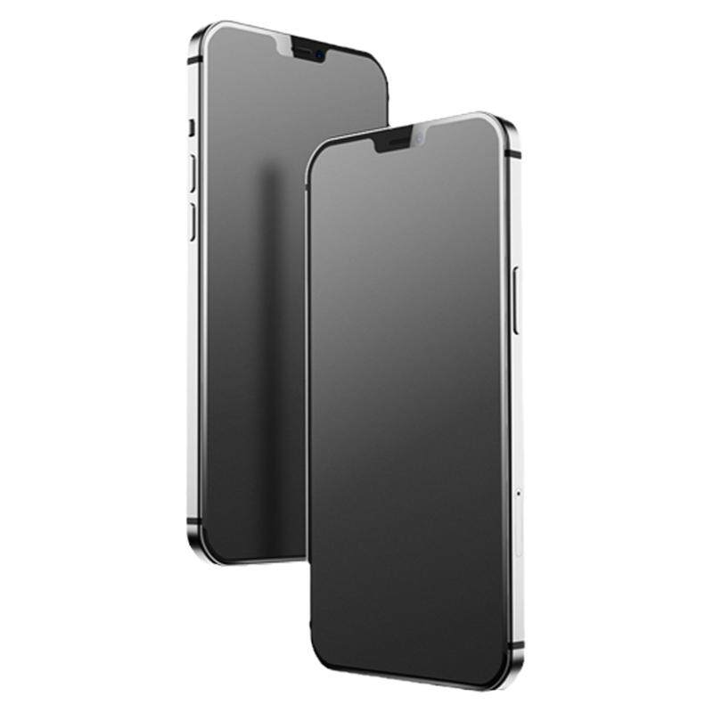 iphone14钢化膜苹果iphonex/xr/xs玻璃屏幕膜13promax微磨砂覆盖手机贴膜12Pro全屏覆盖适用m