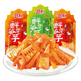 佳龙鲜笋魔芋爽素毛肚香辣酸辣味魔芋丝辣条网红休闲解馋零食小吃
