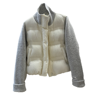 90%鸭绒针织拼接短款羽绒服女2025秋冬新款时尚高级感小个子外套