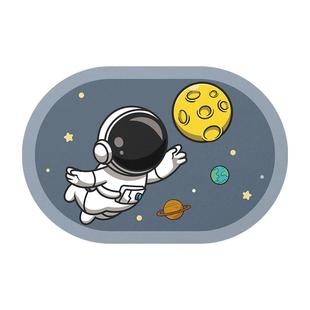 硅藻泥吸水软垫浴室卫生间门口脚垫防滑地垫洗手间厕所小地毯家用