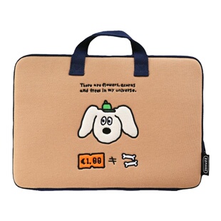 韩国Romane可爱卡通笔记本电脑包加绒防震手提公文包平板13寸14寸