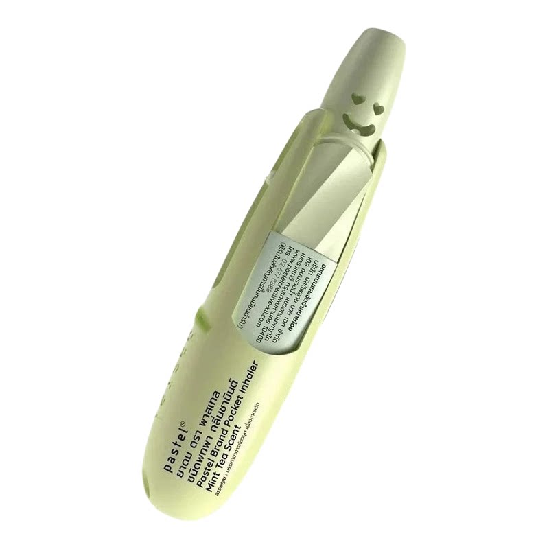 泰国笑脸鼻通pastel薄荷棒茶味巧克力咖啡鼻通提神醒脑清醒神器