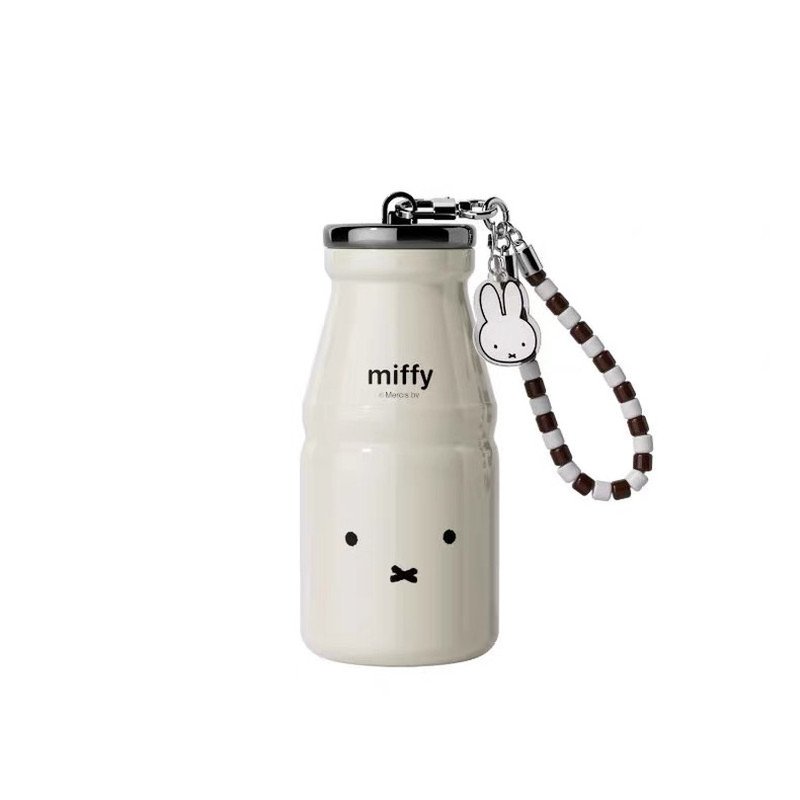 MIFFY米菲兔保温杯新款高颜值牛奶杯小巧便携水杯迷你口袋水杯