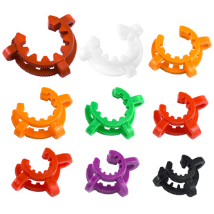 塑料卡口夹接口标口夹子实验室玻璃仪器磨口链接夹子规格齐全 24#