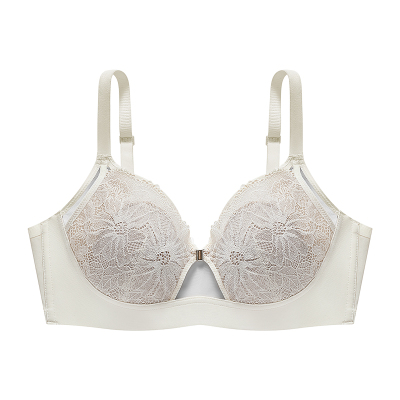 嫚熙虞美人蕾丝哺乳内衣前开扣