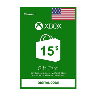 $15 Xbox Gift Card 美服微软Xbox礼品卡15美元 Windows PC CDKey