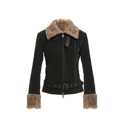 复古巴恩风夹棉加厚外套