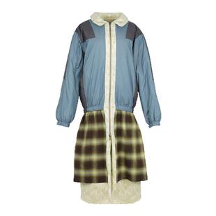 【秋冬新品】JennyFax All In One Girl双面穿拼接长棉服外套