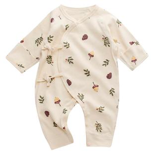 孕妈有礼新生的婴儿衣服连体衣52码初生宝宝59哈衣秋冬打底小月龄