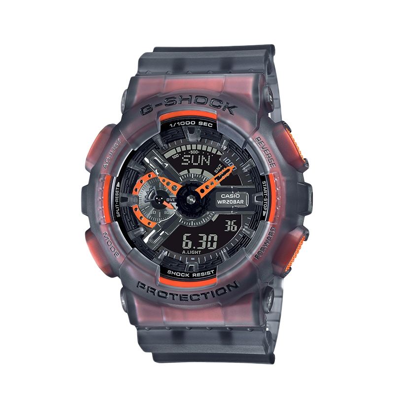 casio卡西欧海外旗舰店GA-110LS防水手表男士官网官方正品G-SHOCK