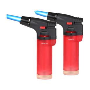 雷曼防风打火机长手柄耐用点火器雪茄点艾灸香专用直冲焊枪喷枪