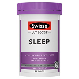 swisse睡眠片褪黑素安瓶助眠改gaba非软糖退黑素善官方正品旗舰店