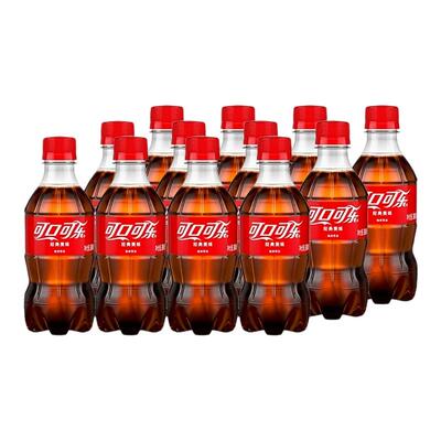 可口可乐碳酸饮料300ml*12胶瓶迷你mini装汽水饮品小瓶装