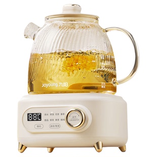 九阳全玻璃恒温养生壶办公室小型多功能家用炖煮茶烧水壶饮水机新