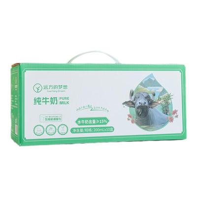 远方的梦想广西石埠壮牛吃甘蔗水牛奶早餐鲜奶儿童纯牛奶远方好物