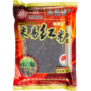 米易红糖500g*3袋装纯黑糖块迷易红古法土红糖四川攀枝花米易特产