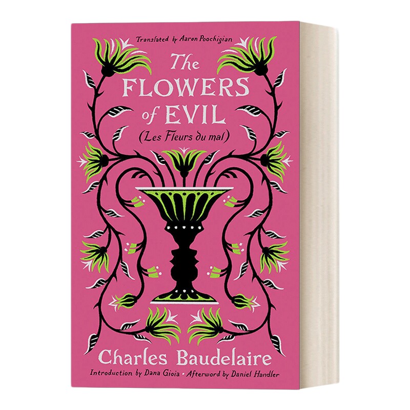 英文原版 The Flowers of Evil Les Fleurs du mal 恶之花 英法双语版 波德莱尔诗集 精装版 英文版 进口英语原版书籍