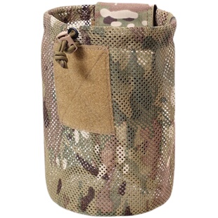 500D CORDURA户外运动可折叠网格回收袋MOLLE战术杂物收纳腰挂包