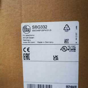 议价原装【只卖正品】IFM易福门SBG332