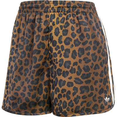 Adidas/阿迪达斯正品三叶草女士豹纹休闲透气时尚短袖KA2673