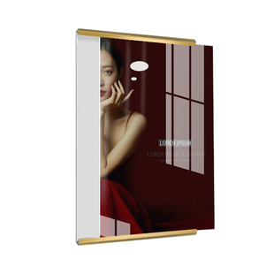 教师简介相框资质形象风采展示墙贴免打孔A4亚克力画框奖状展示框