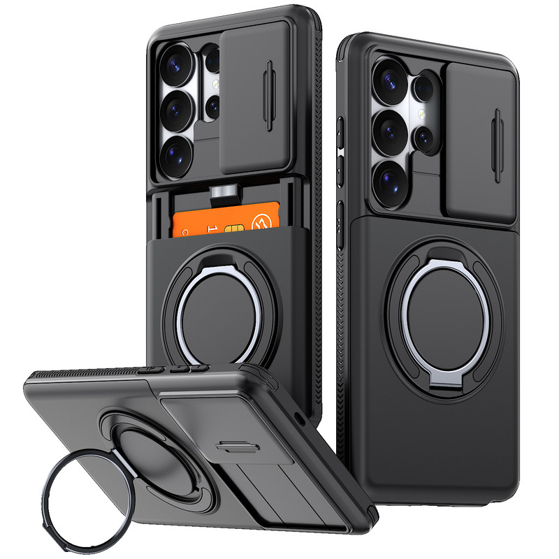指环支架三星s26ultra手机壳车载磁吸防摔S9480全包边Galaxy S26+磨砂保护套插卡卡包散热透气S26U新款后壳男