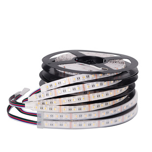 LED七彩RGBW灯带5050贴片正白暖白光4合1灯珠呼吸氛围灯12V软灯条