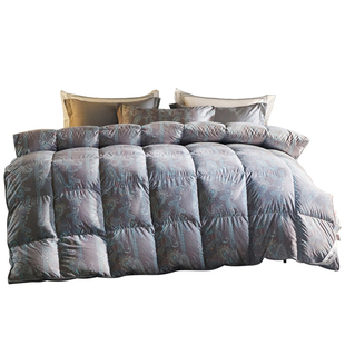 仙娥羽绒被95白鹅绒羽绒被冬被双人春秋被芯冬季加厚保暖冬天被子