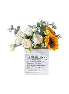 向日葵仿真花假花森系花束装饰