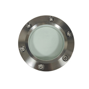 304/316L材质不锈钢法兰视镜 内六角人孔玻璃观察镜 碳钢视镜法兰