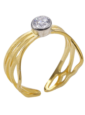 蝴蝶沧海丨镂空翅膀纯银戒指