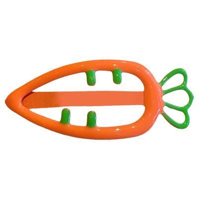 儿童糖果色胡萝卜镂空碎发BB夹