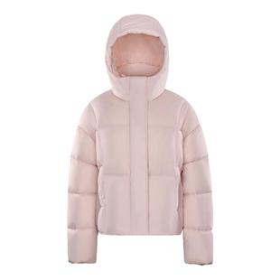 骆驼女装羽绒服短款2025冬季新款90绒保暖防寒连帽面包服羽绒外套