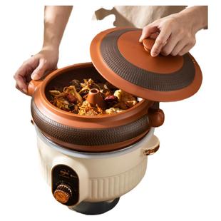 云南汽锅锅蒸锅汽锅鸡专用家用气锅鸡蒸汽锅套装电磁炉底紫陶