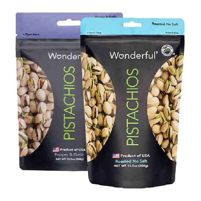 万多福盐焗开心果原味坚果零食