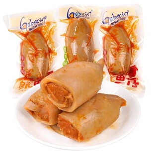 加贝鲜鱿鱼仔香辣烧烤味带籽墨鱼仔小包装即食海鲜零食品解馋小吃